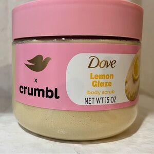 Dove x Crumbl Lemon Glaze Body Scrub NEW